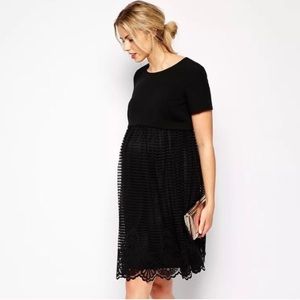 ASOS Black Maternity Dress