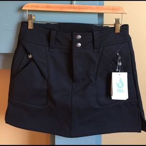 Black Active Softshell Skirt