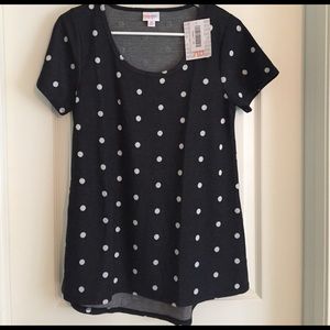 NWT, Lularoe Polka Dot Classic T