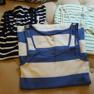 ****SALE****Gap striped tank trio