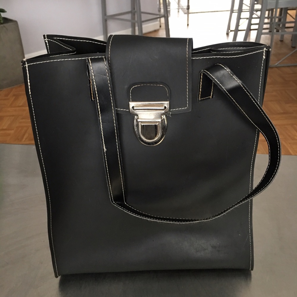 Tote/No label Chic  little bag/ Vinyl
