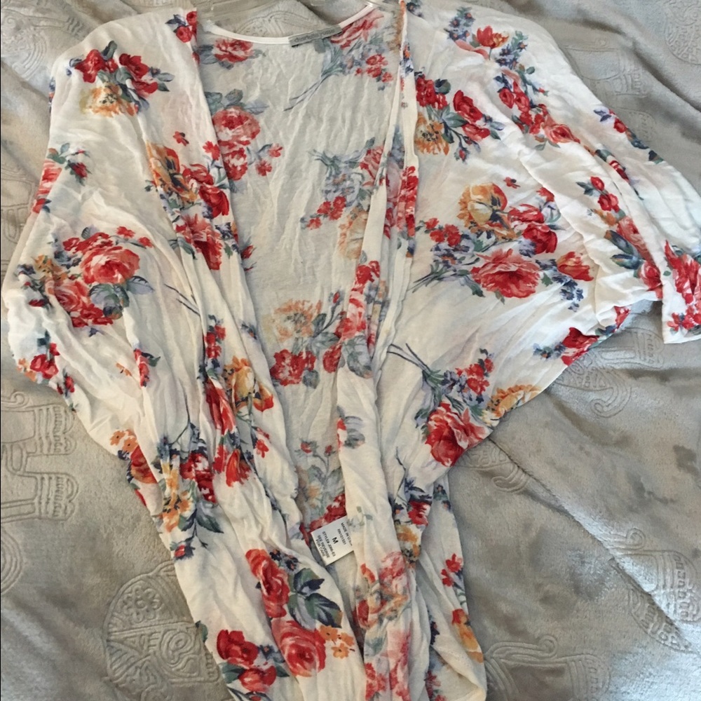 Floral cardigan