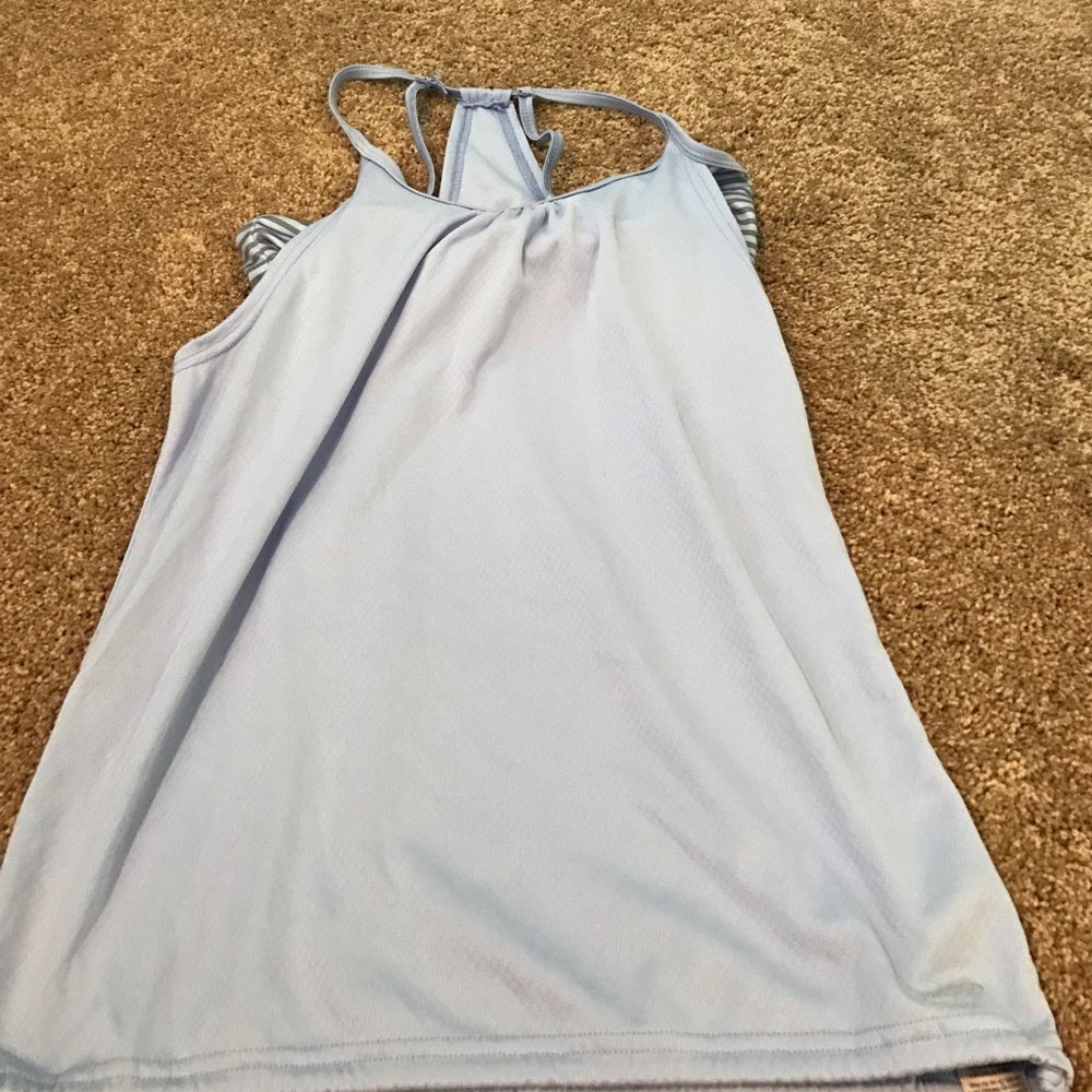 Champion light blue top