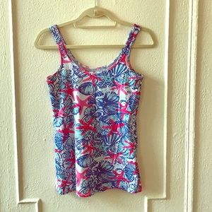 Lilly Pulitzer Tabbie Tank in She She Shells