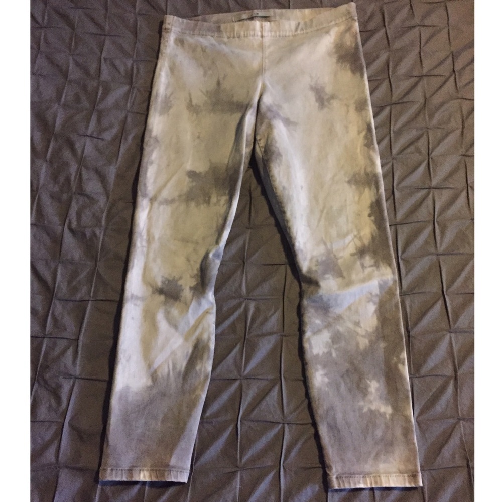 Joe's Jeans Gray Tie Dyed Leggings Size M