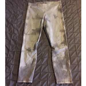 Joe's Jeans Gray Tie Dyed Leggings Size M