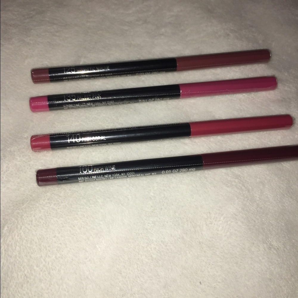 ‼️FINAL SALE🎉‼️lip liners coral,mauve, pink, wine