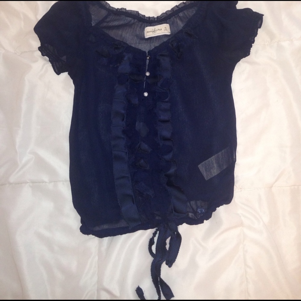 Dark blue blouse
