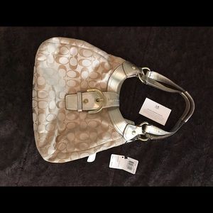 AUTHENTIC COACH Signature Hobo Handbag