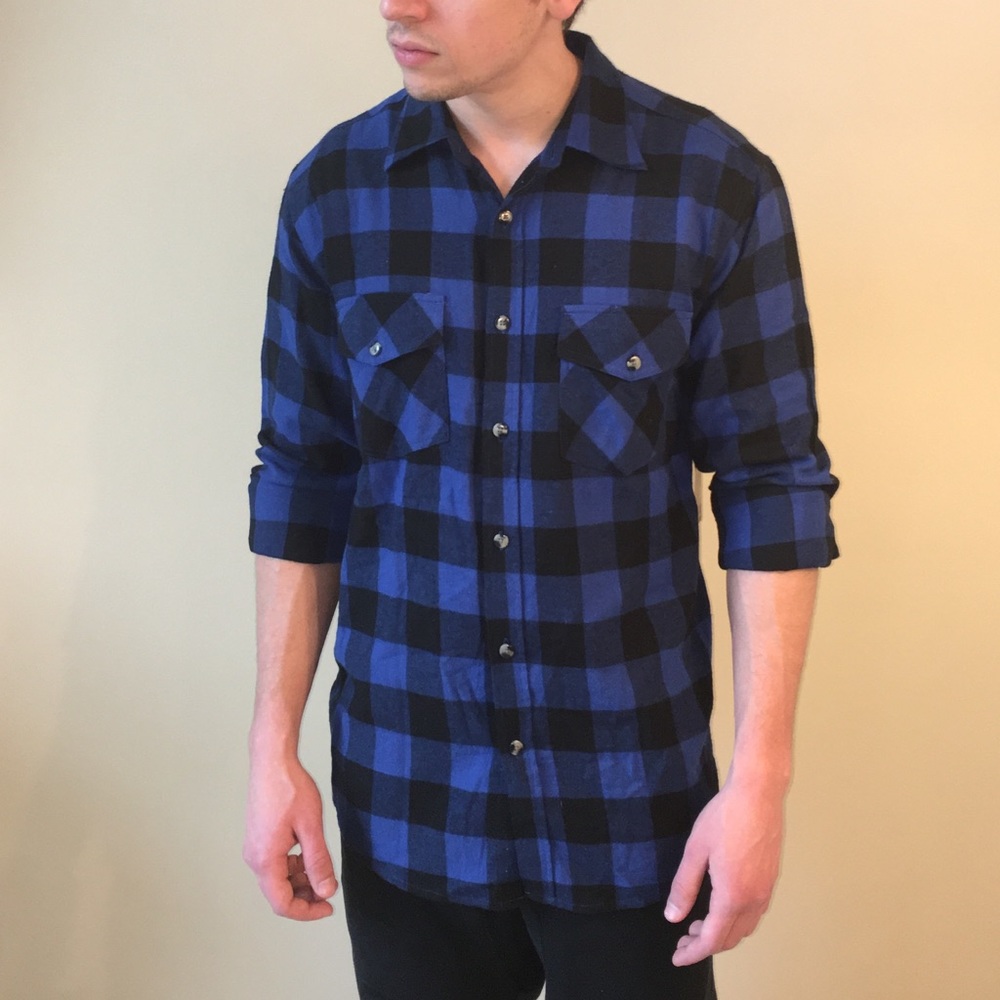 Buffalo plaid flannel shirt