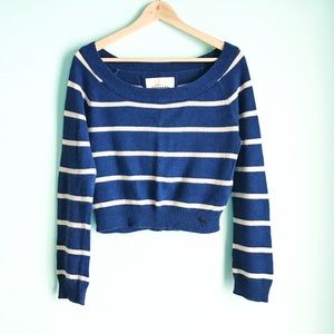 Blue Striped Abercrombie Sweater