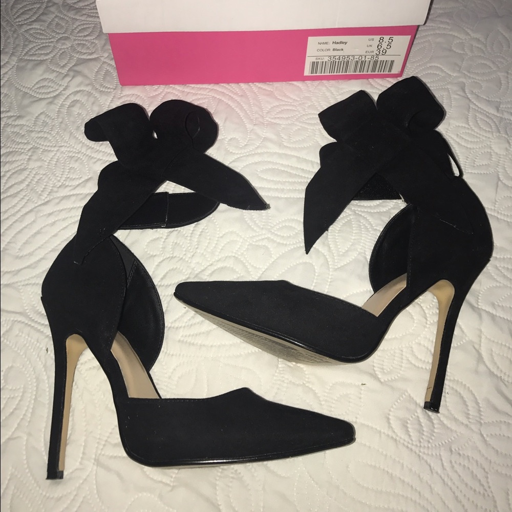👠 JUSTFAB black shoes. Excellent condition SZ 8.5
