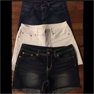BUY 2 GET 1 FREE Bundle 3 pair denim shorts
