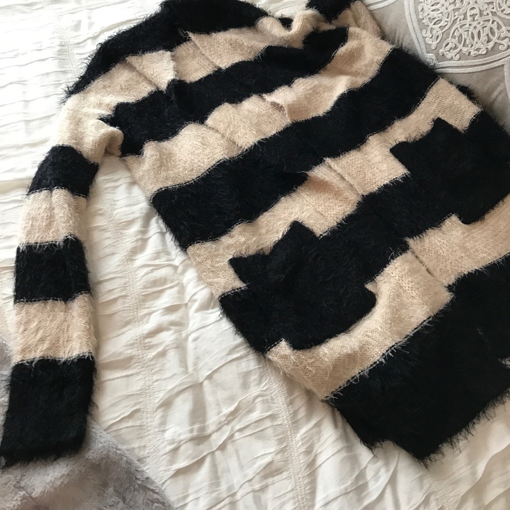 Fuzzy cardigan