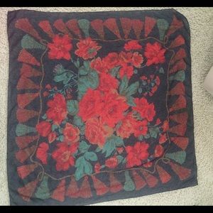 Smooth, silly floral scarf/shawl