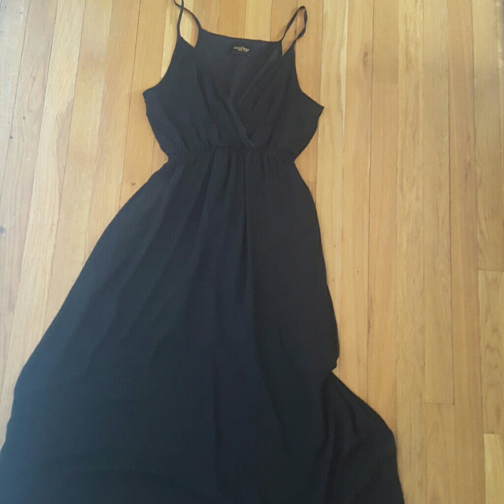 Sheer bottom maxi dress