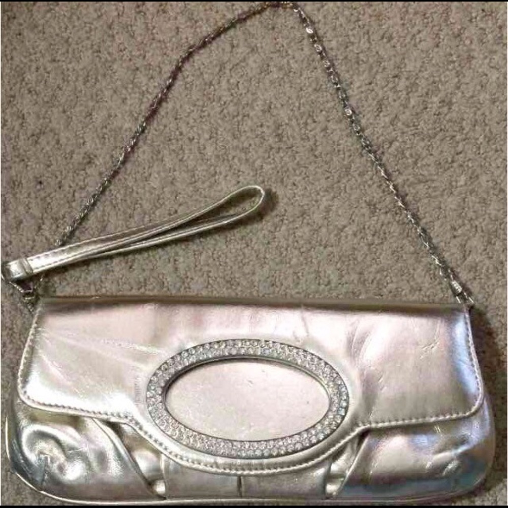 Spring Metallic Wristlet Purse