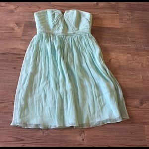 JCrew Bright Seaside Nadia bridesmaid dress