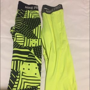 S Nike pro dri-fit capri leggings