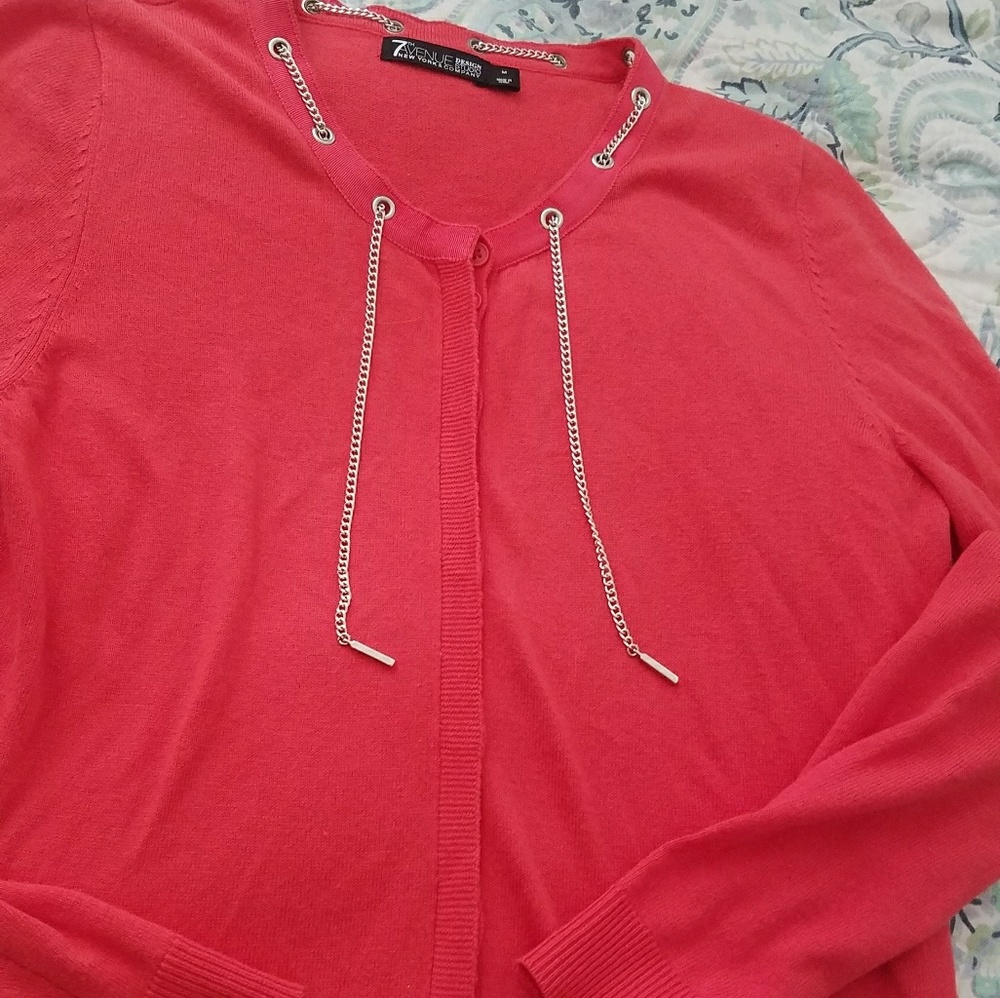 Coral Cardigan