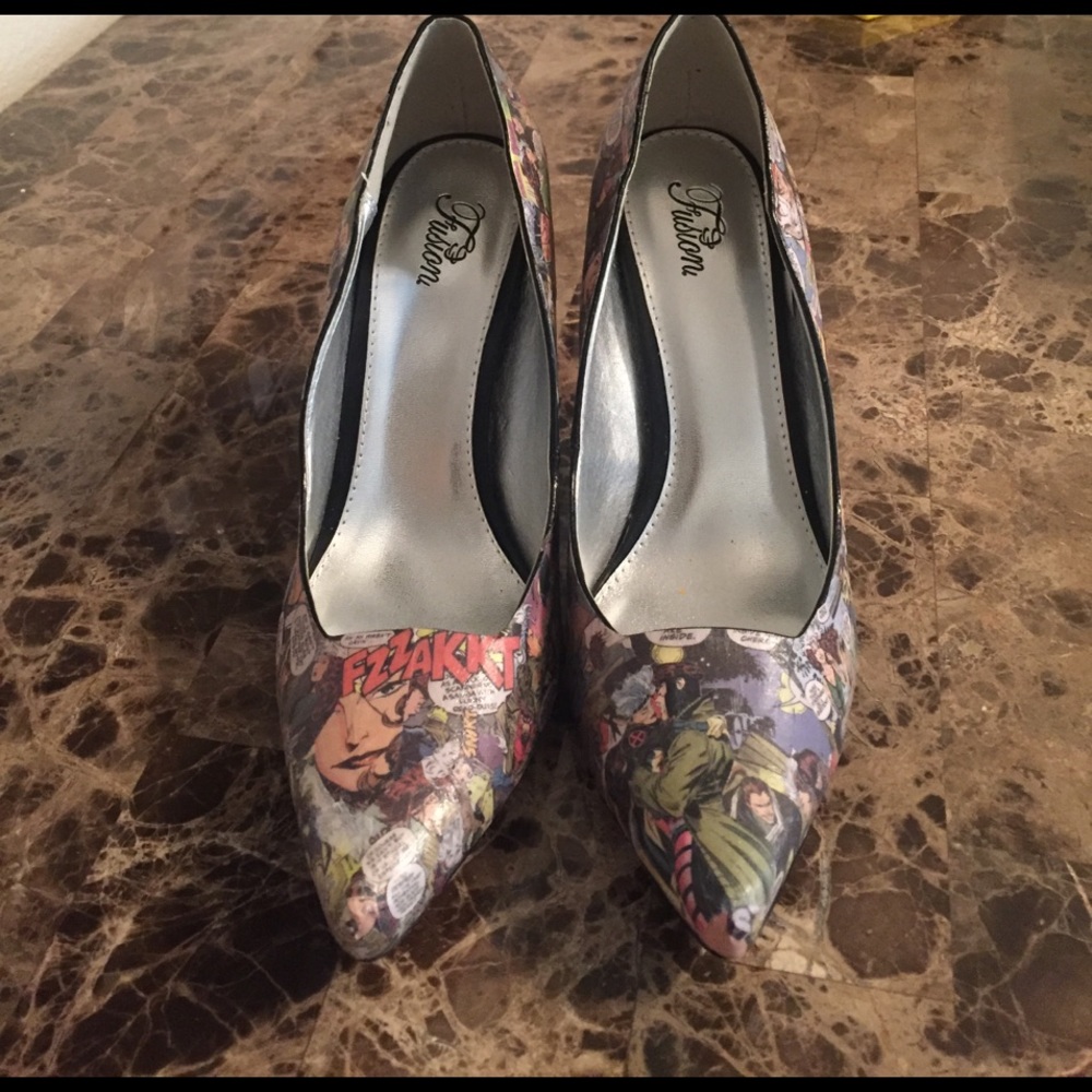 Custom Rogue and Gambit from Xmen Heel.