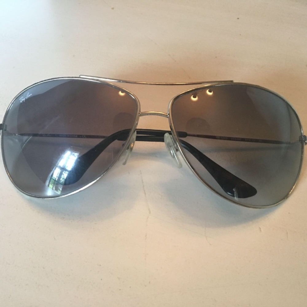 Ray Ban aviators - silver