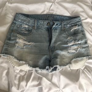 AEO high rise shorts
