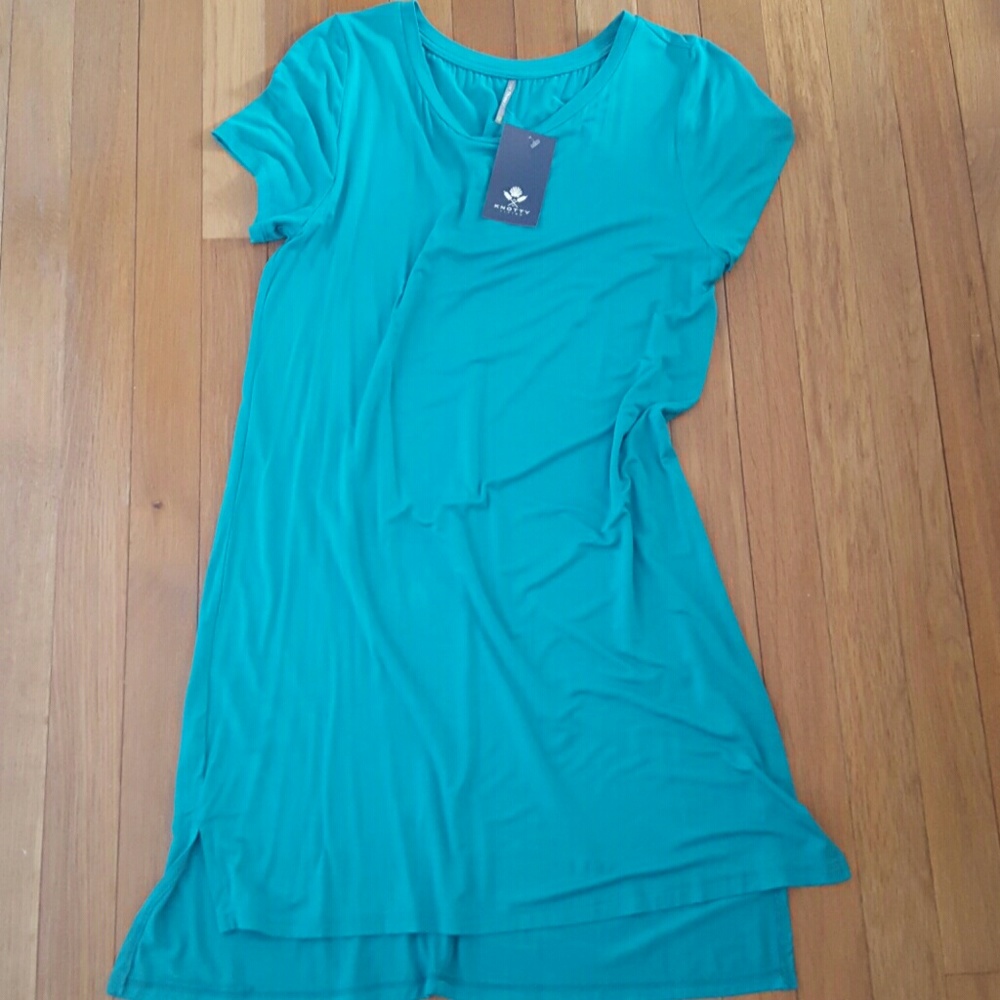 NWT Teal t-shirt dress