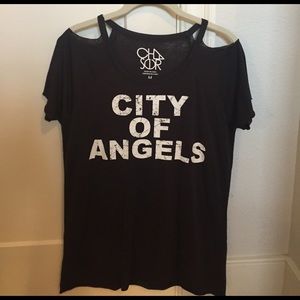 NEVER WORN comfy city of angels tee