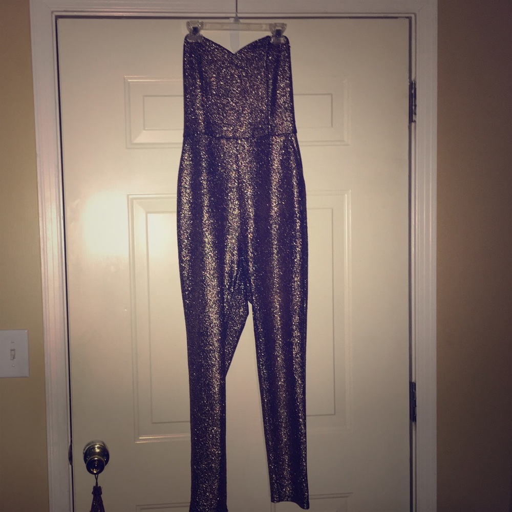 ‼️ GOLD JUMPSUIT ‼️ Charlotte Russe