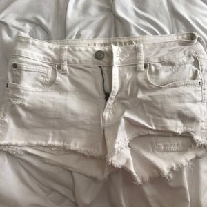 White AEO shorts