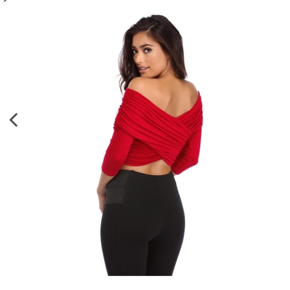 Trendy GREY crop top - Picture 2 of 6