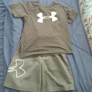 Boys under armour outfit