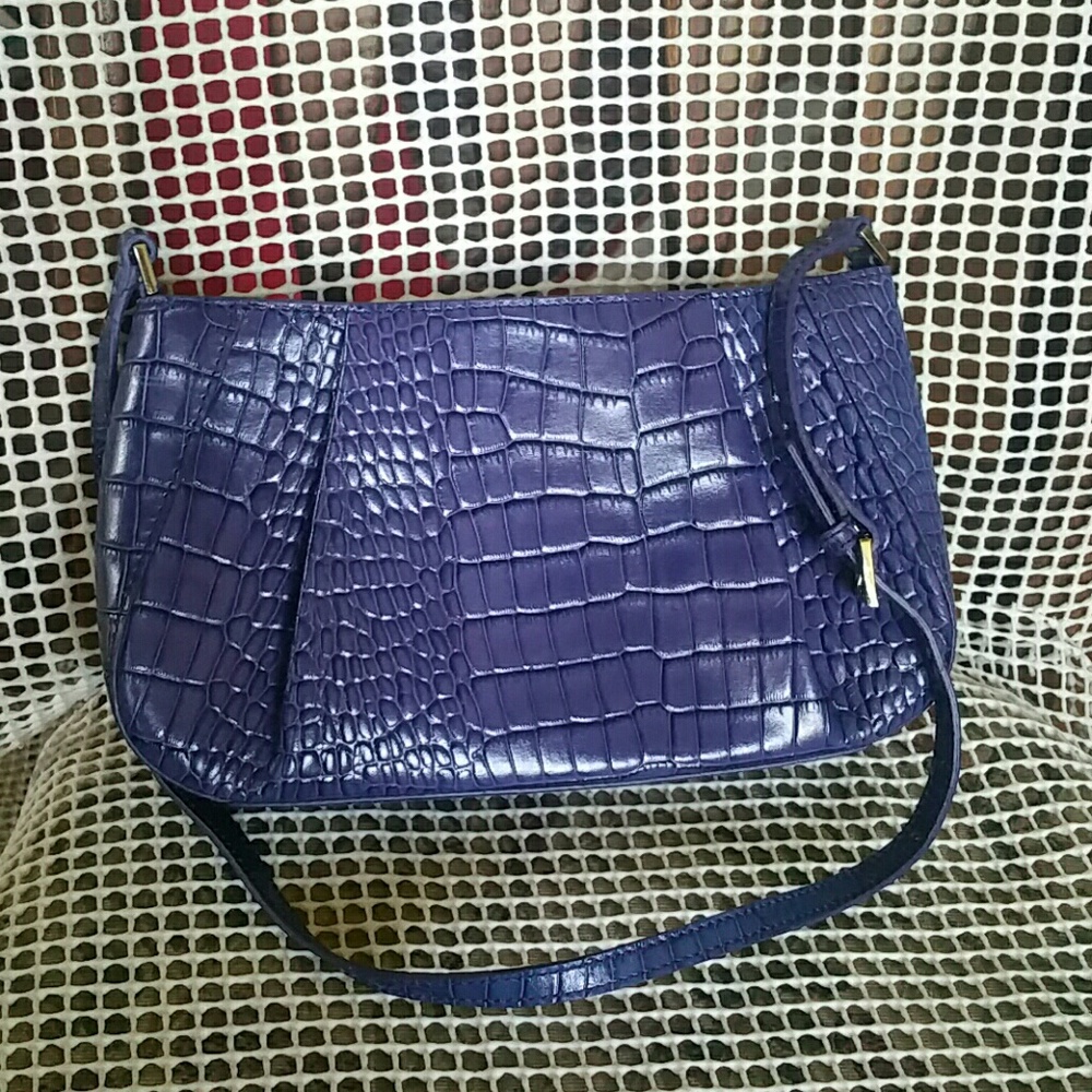 Etienne Aigner Small Alligator Print Purse