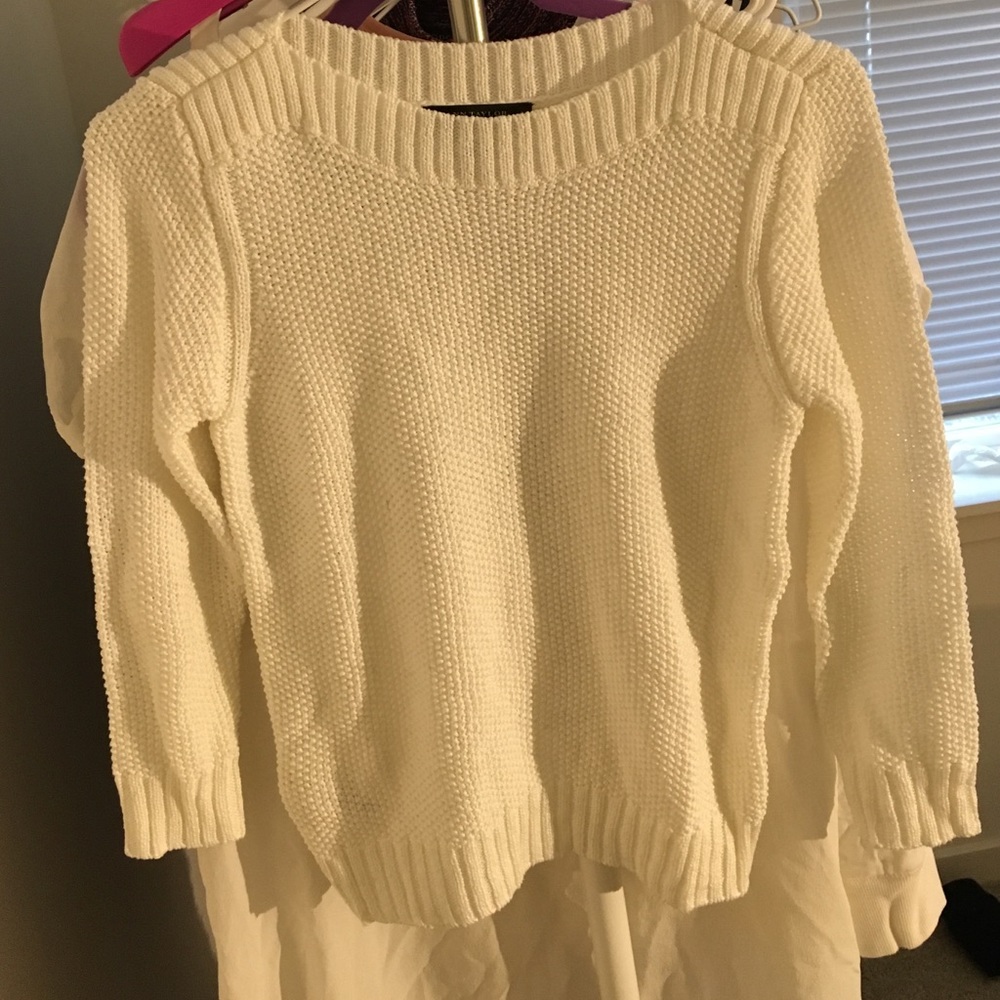 Brand new white sweater