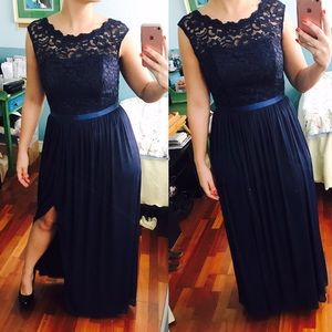 Marine Blue Long Dress