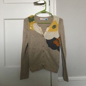 Embellished Anthropologie Cardigan