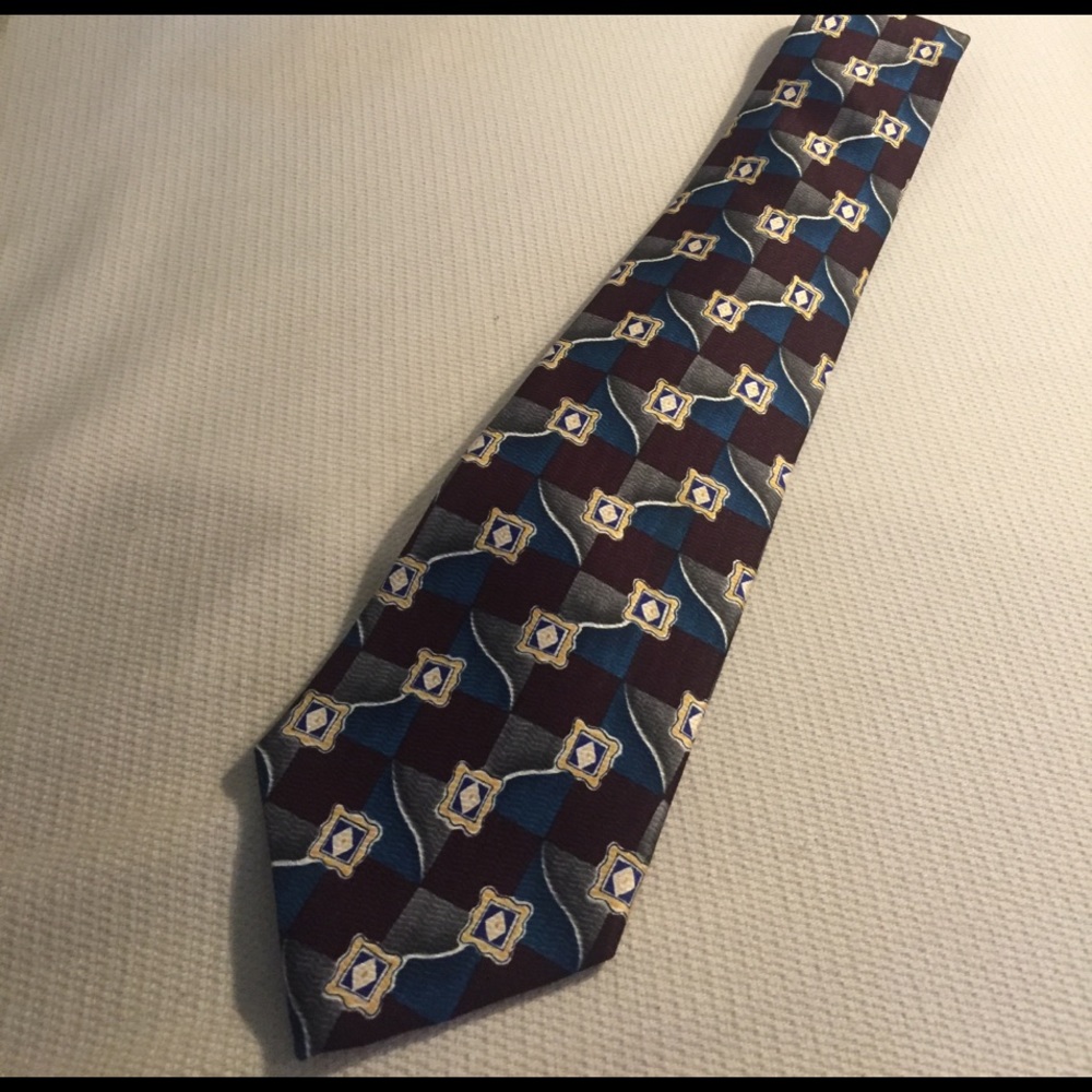 Christian Dior Cravates Checkered Tie