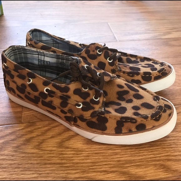 Misbehave Shoes - Leopard Print Boat Shoes