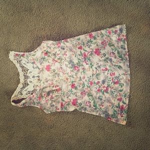 Floral tank top