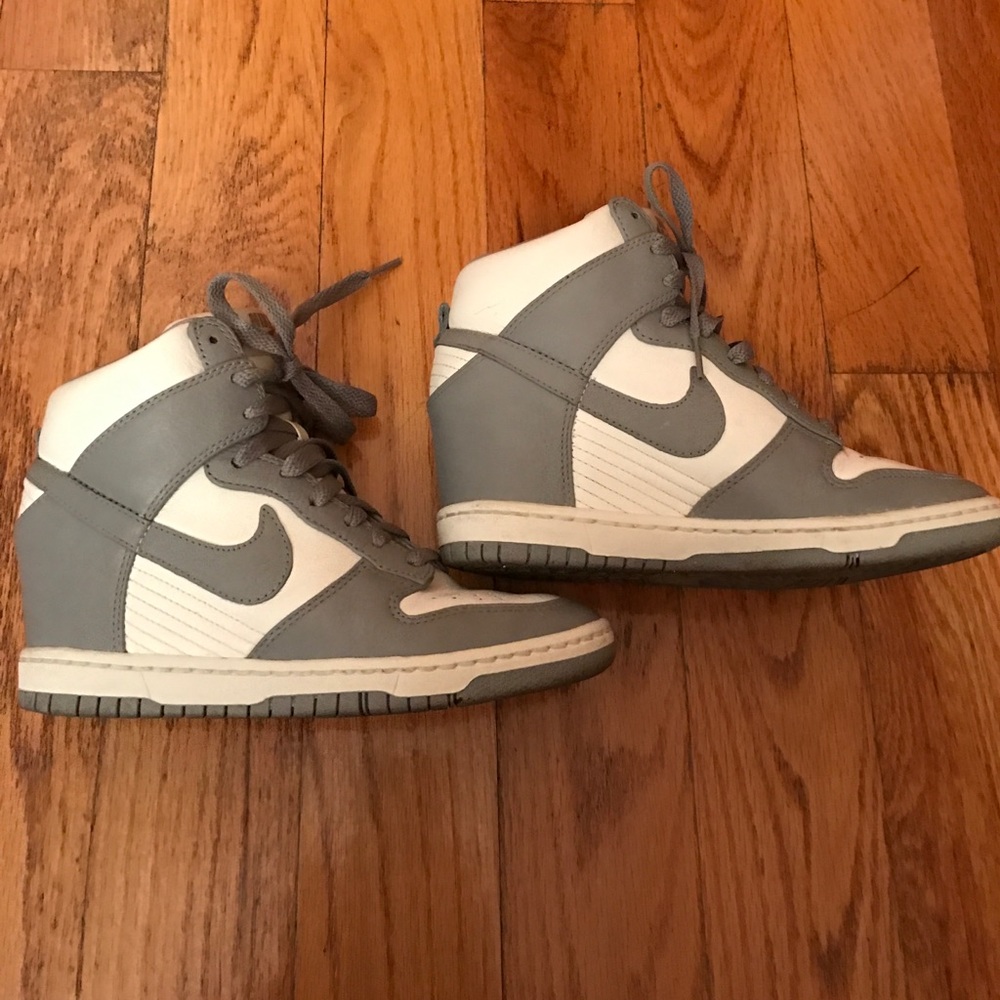 Nike Sky High Dunks Wedge Heel Sneaker.
