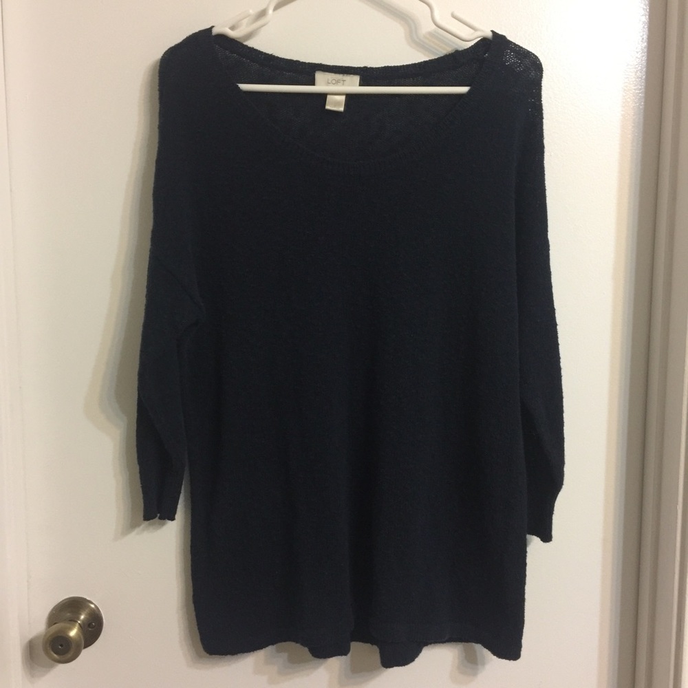 LOFT Navy Sweater