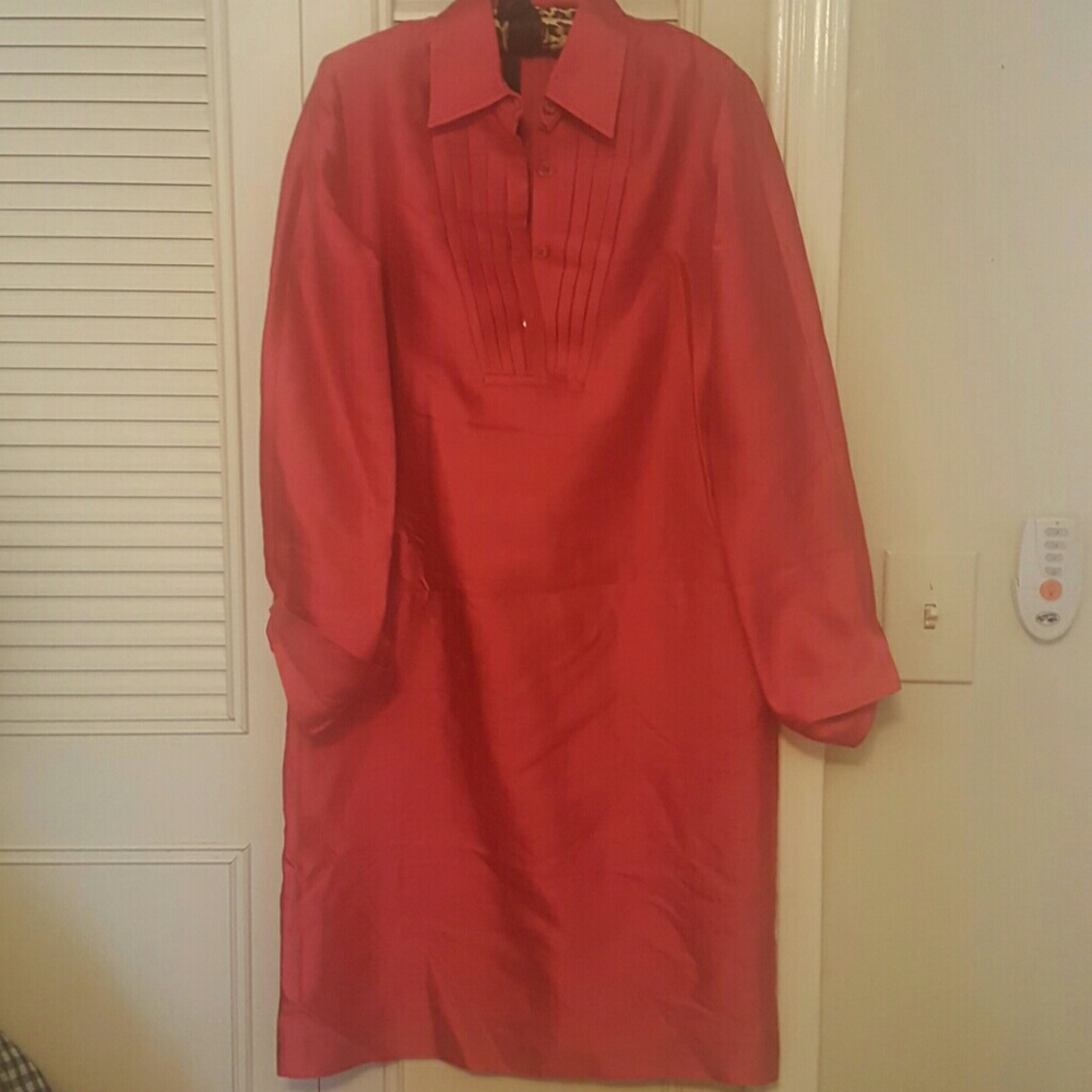 Carolina Herrera  Silk Shift Dress 8