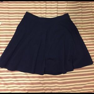 Navy Skater Skirt