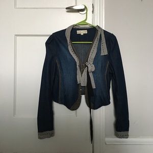 Cropped Denim Jacket/Blazer