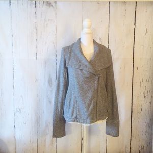 Gap Gray Side Zip Sweater