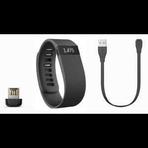 Black Fitbit Charge HR - first gen