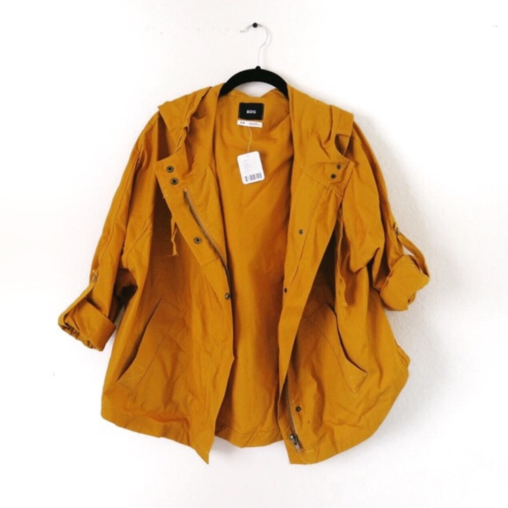 Urban Outfitters Yellow Poncho Jacket