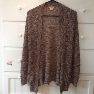 Brown cardigan