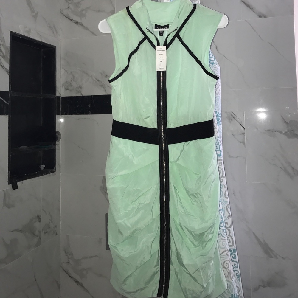 Bebe pastel green dress